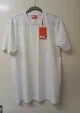 Image of White Colour Men's Diesel T-Shirt. Size S. New with Tags. 100% Cotton