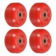 Image of 52mm Skateboard Wheels with Bearings Street Wheels Cruiser Wheel 95A, Red 4pcs