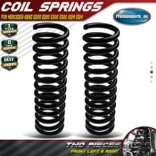 Image of 2x Coil Springs Front Suspension for Mercedes-Benz A124 S124 E200-E320 RD1443