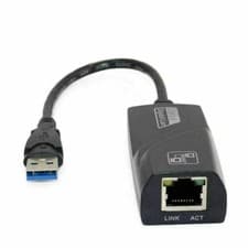 Image of USB 3.0 to LAN ETHERNET Internet Cable Adapter 10/100 Gigabit Connector