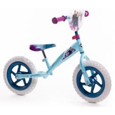 Image of Huffy Disney Frozen Balance Bike Kids Toddler Bicycle Elsa Anna Blue