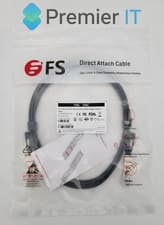 Image of FS 10G SFP+ Passive Direct Attach Cable Copper Twinax - 3m (10ft)