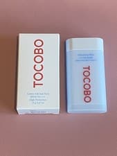 Image of TOCOBO Cotton Soft Sun Stick SPF50+ PA++++ 19g Vegan Sunscreen. Expiry 06/2027