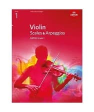 Image of ABRSM Violin Scales & Arpeggios Grade 1 Sheet Music Exam Book from 2012~