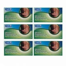 Image of Care Glycerin Suppositories 4g - 12 Suppositories x 6 pack -