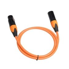 Image of 3 Pin XLR Cable Orange 5m