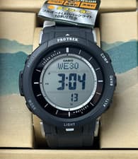 Image of Casio Pro Trek PRG-30-1JF Camper Line Tough Solar Triple Sensor Black Watch New