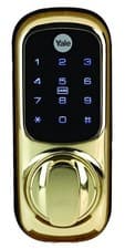 Image of Keyless Connected Smart Door Lock, Polished Brass - YALE