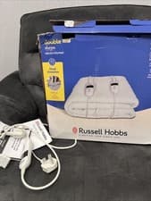 Image of Russell Hobbs RHBDB8004 Sherpa Electric Blanket Double Heated Throw White