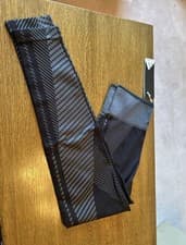Image of Extra Small Adidas 7/8 knitted Activewear gym leggings, black, Climacool XS