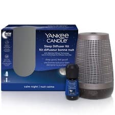 Image of Yankee Candle Sleep Diffuser Starter Kit Choice of 2 -Calm Night/Peaceful Dreams