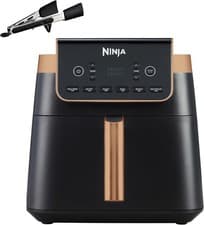 Image of Ninja Air Fryer MAX PRO, 6.2L, Uses No Oil, Large Square Single Drawer AF180UKCP