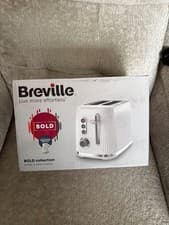 Image of Breville VTR003 Bold 2 Slice Toaster - Cream and Silver