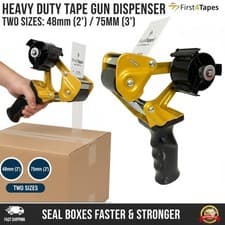 Image of Heavy Duty Tape Gun Dispenser 48mm 2" / 75mm 3" Box Packing Parcel Packaging