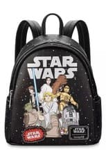 Image of Disney Parks Star Wars Celebrate the Saga Loungefly Mini Backpack Glow In Dark