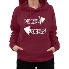 Image of Funny Clown Jokers Sarcastic Costume Party Hoodie