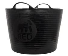 Image of Red Gorilla Flexible Large Tub 38L Black