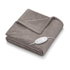 Image of Beurer Cosy Heated Throw HD75 Taupe for Warmth and Comfort