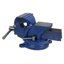 Image of Bench Vise 4 Inch Heavy Duty Cast Iron Vice with Anvil and 360° Swivel Base