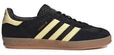 Image of UK size 6.5 - adidas ORIGINALS gazelle indoor trainers black gum RETRO CLASSIC