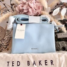 Image of TED BAKER 🎀 Darceyy LEATHER Crossbody Bag RRP £140 With 2 Straps