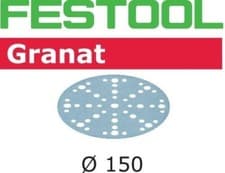 Image of Festool Granat 150mm Sanding Discs P180 Grit – Pack of 100 – 575166