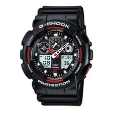 Image of Casio G-Shock GA-100-1A4ER Black Strap Watch