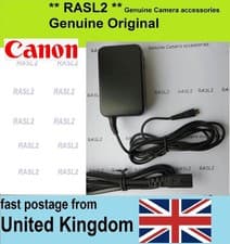 Image of Genuine Canon CA 110 CA-110E Power Adapter For Legria HF R806 R706 R506 R66 R68