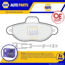 Image of Brake Pads Set Front NBP1281 NAPA 5892736 5892737 6001073134 71737178 71737179