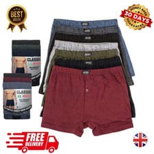 Image of 3 6 12 PACK MENS CLASSIC BOXER SHORTS BRIEFS COMFORT FIT JERSEY UNDERWEAR PANTS