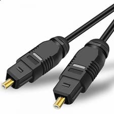 Image of Fibre Optic TOSlink Leads 1M 2.5M 5M 10M Versions Digital Data Transfer Cable
