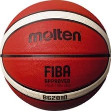 Image of Molten 2010 Deep Channel Basketball-Tan/White-Size 6