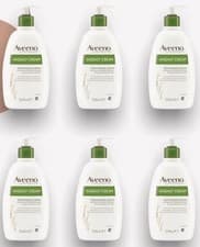 Image of Aveeno Moisturising Cream 500ml x6 Daily Moisture Body Cream Sensitive Skin