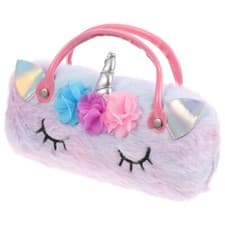 Image of 1Pc Eyeglass Case Unicorn Glasses Case Plush Unicorn Eyeglasses Case
