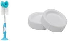 Image of Dr Browns Bottle and Teat Brush and Travel Caps (Pack of 2)