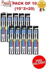 Image of Reach Listerine Toothbrush Reach Duo Twin Pack Medium Bristles 10 Pack (20 Nos)