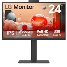 Image of LG 24BA850 24" IPS Full HD 100Hz Height-Adjustable Webcam USB-C Mo 24BA850-B.AEK