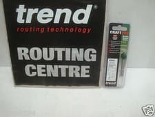 Image of TREND C044X1/4TC C044 45 DEGREE CHAMFER V GROOVE TCT ROUTER CUTTER 1/4" SHANK