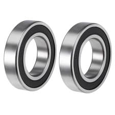Image of 6210-2RS Deep Groove Ball Bearings Z2 50x90x20mm Double Sealed Carbon Steel 2pcs