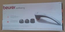 Image of Beurer MG55 Tapping Massager with Heat Function Variable Intensity 3 Attachments