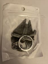 Image of Star Wars Millennium Falcon Keychain & Bottle Opener 2.5" Heavy Alloy w Ring New