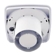 Image of Xpelair XPLV100S Simply Silent LV100 4'/100mm Square SELV Bathroom Fan With Wall