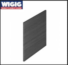 Image of Hudson Reed Anthracite Woodgrain Shower Bath End Panel 700mm OFF570