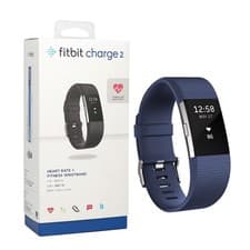 Image of NEW Fitbit Charge 2 Smart watch Fitness Trackers Sleep Heart Rate Blue -L S