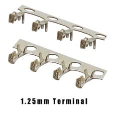 Image of 1.25mm Pitch PCB Crimp Connector Plug Housing Shell Terminal Plastic 2 - 10 Pin
