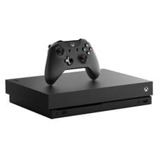Image of Microsoft Xbox One X - 1TB - Black Console + Controller & Power Supply Very Good