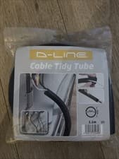 Image of D-Line Cable Tidy Tube Spiral Wrap. 1.1 metre Sealed Package Made in UK
