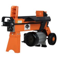 Image of 5 Ton Electric Log Splitter Hydraulic Heavy Duty With Workbench Guard