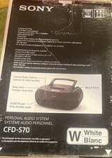 Image of Sony CFD-S70 Portable CD, Cassette Tape, FM/AM Boombox