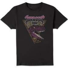 Image of Jurassic Park Raptor Adults T-Shirt | Official Licensed | Black